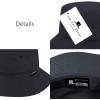 image:imageThe Hat Depot Lightweight Quick Dry Polyester Packable Nylon Bucket Sun Hat2 Light  Navy