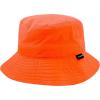 image:imageThe Hat Depot Lightweight Quick Dry Polyester Packable Nylon Bucket Sun Hat2 Light  Neon Orange