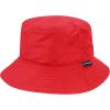 image:imageThe Hat Depot Lightweight Quick Dry Polyester Packable Nylon Bucket Sun Hat2 Light  Red