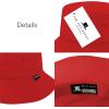 image:imageThe Hat Depot Lightweight Quick Dry Polyester Packable Nylon Bucket Sun Hat2 Light  Red