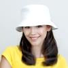 image:imageThe Hat Depot Lightweight Quick Dry Polyester Packable Nylon Bucket Sun Hat2 Light  White