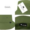 image:imageThe Hat Depot Lightweight Quick Dry Polyester Packable Nylon Bucket Sun HatOlive