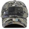 image:imageThe Hat Depot Low Profile Tactical Operator USA Flag Buckle Cotton CapCharcoal Digital Camo