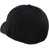 image:imageThe Hat Depot Mens Curved Brim Stretch Fit Mesh 6 Panel Fitted Baseball CapBlack
