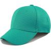 image:imageThe Hat Depot Mens Curved Brim Stretch Fit Mesh 6 Panel Fitted Baseball CapTurquoise