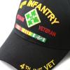 image:imageThe Hat Depot Official Licensed US Military Vietnam Veteran Ribbon Cap 4th Infantry