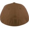 image:imageThe Hat Depot Plain Stretched One Size Spandex Cotton Fitted Cap Brown