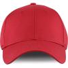 image:imageThe Hat Depot Plain Stretched One Size Spandex Cotton Fitted Cap Red