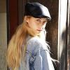 image:imageThe Hat Depot Soft Faux Leather Flat Ivy Gatsby Newsboy Driving Hat CapBlack