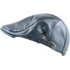 image:imageThe Hat Depot Soft Faux Leather Flat Ivy Gatsby Newsboy Driving Hat CapNavy