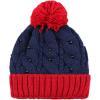 image:imageThe Hat Depot Thick Womens Sherpa Lining Winter Beanie with Pearl Decoration Knit HatNavyred