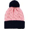 image:imageThe Hat Depot Thick Womens Sherpa Lining Winter Beanie with Pearl Decoration Knit HatPinknavy