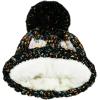 image:imageThe Hat Depot Thick Womens Square Sherpa Lining Beanie Winter HatBlack