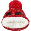 image:imageThe Hat Depot Thick Womens Square Sherpa Lining Beanie Winter HatRed
