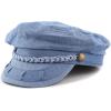 image:imageThe Hat Depot Unisex Cotton Yachting Style Sailing Greek Fisherman Cap hatBlue