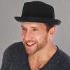 image:imageThe Hat Depot Unisex Light Weight Classic Soft Cool Mesh Pork Pie hatBlack