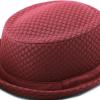 image:imageThe Hat Depot Unisex Light Weight Classic Soft Cool Mesh Pork Pie hatBurgundy