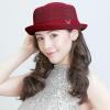 image:imageThe Hat Depot Unisex Light Weight Classic Soft Cool Mesh Pork Pie hatBurgundy