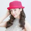 image:imageThe Hat Depot Unisex Light Weight Classic Soft Cool Mesh Pork Pie hatHot Pink