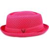 image:imageThe Hat Depot Unisex Light Weight Classic Soft Cool Mesh Pork Pie hatHot Pink