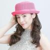 image:imageThe Hat Depot Unisex Light Weight Classic Soft Cool Mesh Pork Pie hatLight Pink