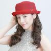 image:imageThe Hat Depot Unisex Light Weight Classic Soft Cool Mesh Pork Pie hatRed