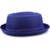 image:imageThe Hat Depot Unisex Light Weight Classic Soft Cool Mesh Pork Pie hatRoyal