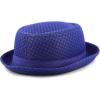 image:imageThe Hat Depot Unisex Light Weight Classic Soft Cool Mesh Pork Pie hatRoyal