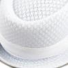 image:imageThe Hat Depot Unisex Light Weight Classic Soft Cool Mesh Pork Pie hatWhite