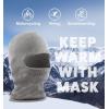 image:imageThe Hat Depot Unisex Thick and Long Face Ski Mask Made in USA2 Made in Usa  Grey