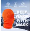 image:imageThe Hat Depot Unisex Thick and Long Face Ski Mask Made in USA2 Made in Usa  Neon Orange