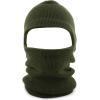 image:imageThe Hat Depot Unisex Thick and Long Face Ski Mask Made in USA2 Made in Usa  Olive