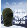 image:imageThe Hat Depot Unisex Thick and Long Face Ski Mask Made in USA2 Made in Usa  Olive