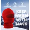 image:imageThe Hat Depot Unisex Thick and Long Face Ski Mask Made in USA2 Made in Usa  Red