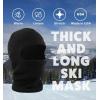 image:imageThe Hat Depot Unisex Thick and Long Face Ski Mask Made in USABlack