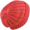 image:imageThe Hat Depot Winter Big Slouchy Chunky Thick Stretch Knit Beanie Fleece Lined Beanie Without Pom Hat1 Straight Coral