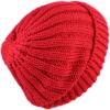 image:imageThe Hat Depot Winter Big Slouchy Chunky Thick Stretch Knit Beanie Fleece Lined Beanie Without Pom Hat1 Straight Red