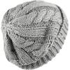 image:imageThe Hat Depot Winter Big Slouchy Chunky Thick Stretch Knit Beanie Fleece Lined Beanie Without Pom Hat2 Curly Grey