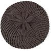 image:imageThe Hat Depot Winter Multi Colors Knit Beret All Kinds of Tam Hats2 Style 008  Brown