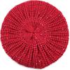 image:imageThe Hat Depot Winter Multi Colors Knit Beret All Kinds of Tam Hats4 Style 51  Red