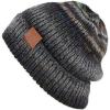 image:imageThe Hat Depot Winter Warm Knit Infinity Loop Scarf And Cuff Beanie Hat Bundle SetBlack