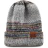 image:imageThe Hat Depot Winter Warm Knit Infinity Loop Scarf And Cuff Beanie Hat Bundle SetGrey