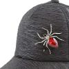 image:imageThe Hat Depot Women Cap Sequins Glitter Ornament Mesh Trucker Snap Back HatSpiderblack