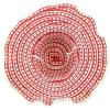 image:imageThe Hat Depot Womens Floppy Decorated Flower Sun Light Weight HatRed