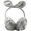 image:imageThe Hat Depot Womens Warmers Faux Fur Fleece Bunny Winter Ear MuffsGrey