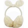 image:imageThe Hat Depot Womens Warmers Faux Fur Fleece Bunny Winter Ear MuffsOffwhite