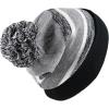 image:imageWinter Knit Beanie Hat with Pom Pom  Warm Cuffed Slouch Ski Cap for Men amp Women1black and Grey With Pom