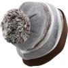 image:imageWinter Knit Beanie Hat with Pom Pom  Warm Cuffed Slouch Ski Cap for Men amp Women1brown and Grey With Pom