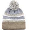 image:imageWinter Knit Beanie Hat with Pom Pom  Warm Cuffed Slouch Ski Cap for Men amp Women1khaki and Grey With Pom