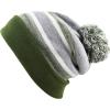 image:imageWinter Knit Beanie Hat with Pom Pom  Warm Cuffed Slouch Ski Cap for Men amp Women1olive and Grey With Pom